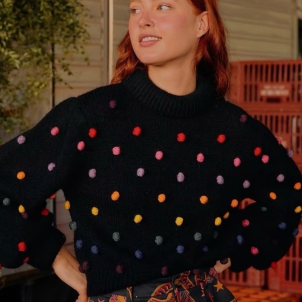 New Farm Rio High Neck Rainbow

Dots Pullover Sweater Retro #S00